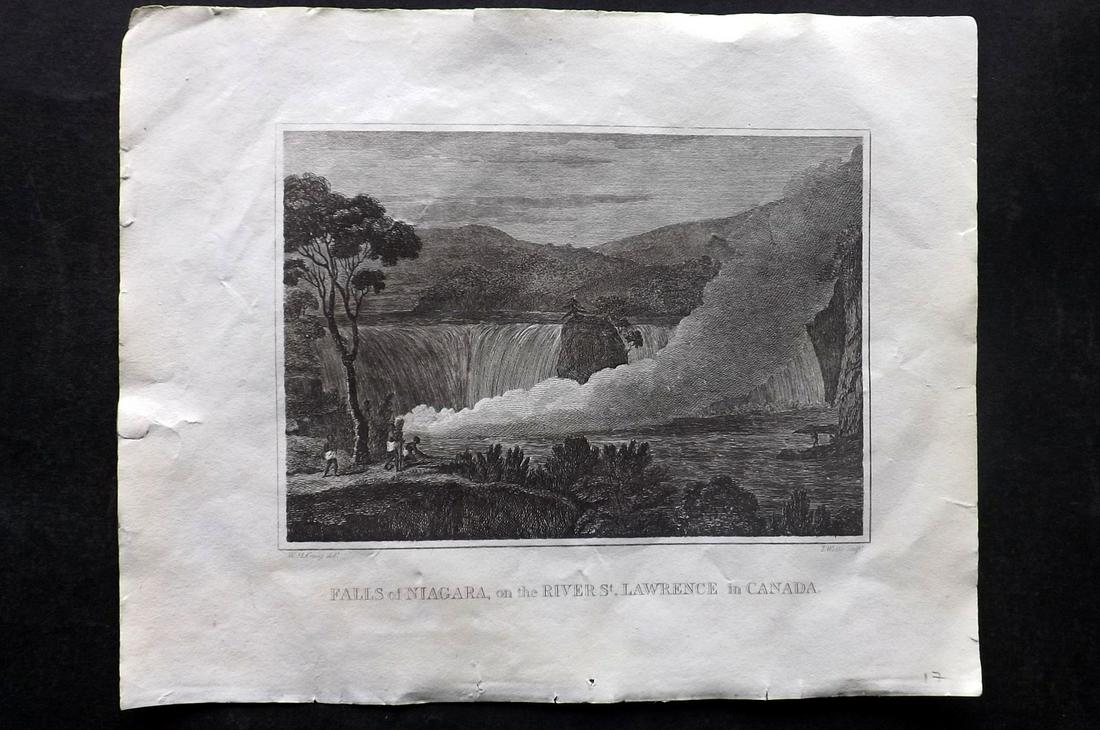 Barclay, James 1812 Print. Niagara Falls, Canada (1 of 2)