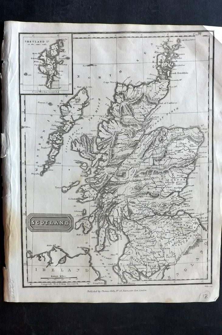 Kelly, Christopher 1816 Map. Scotland (1 of 2)