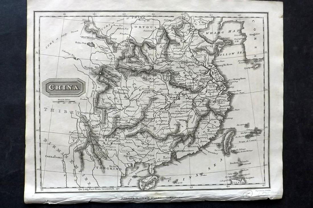 Kelly, Christopher 1816 Map. China (1 of 2)