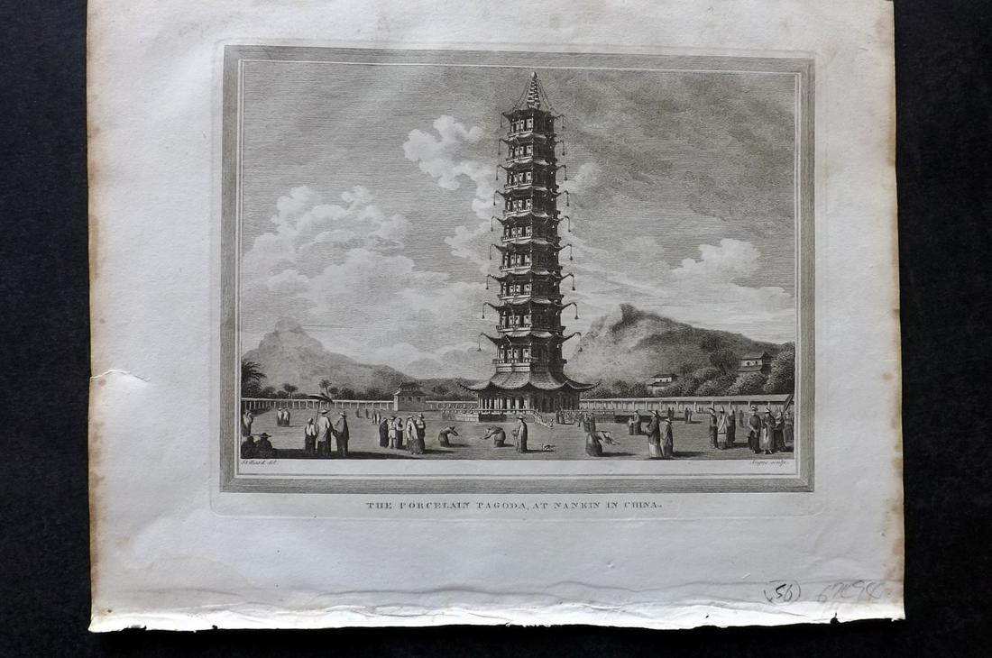 Kelly, Christopher 1816 Print. Pagoda in China (1 of 2)