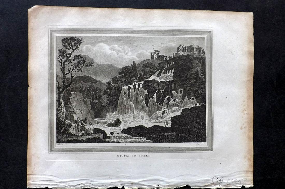 Kelly, Christopher 1816 Print. Tivoli in Italy (1 of 2)