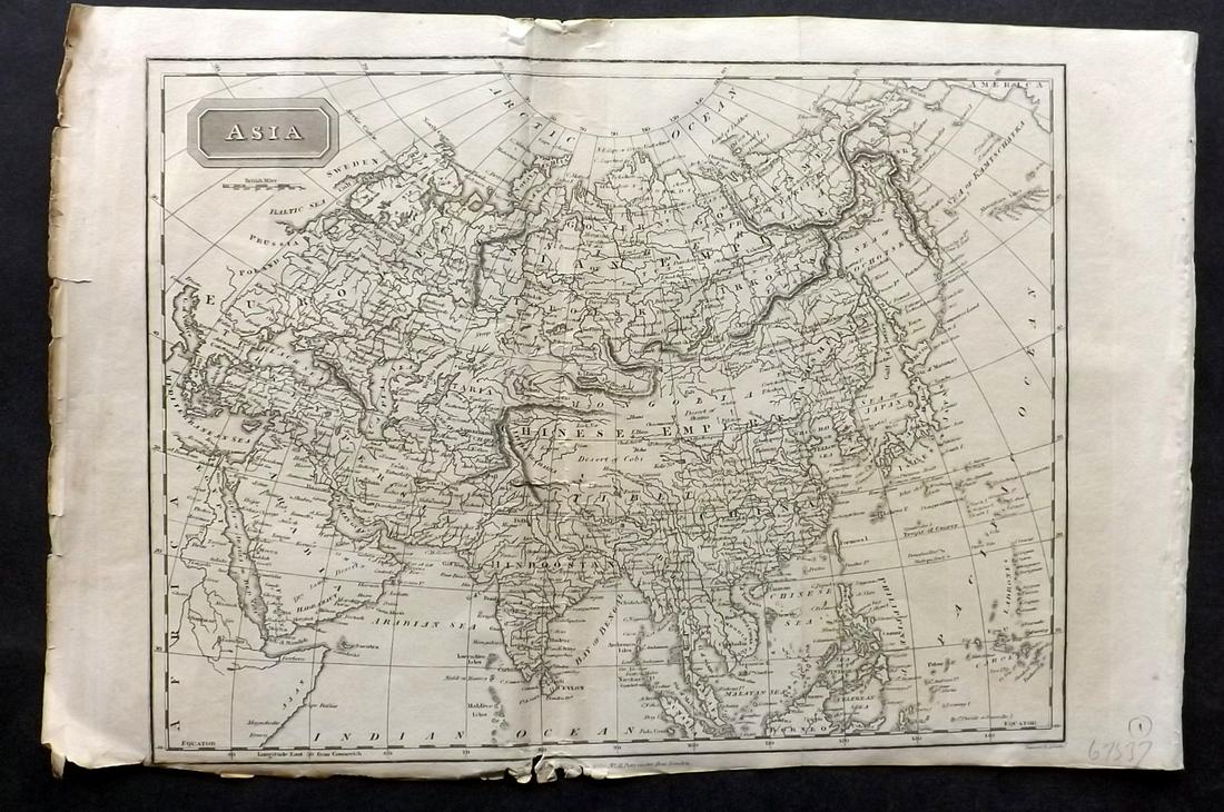 Kelly, Christopher 1816 Map. Asia (1 of 2)