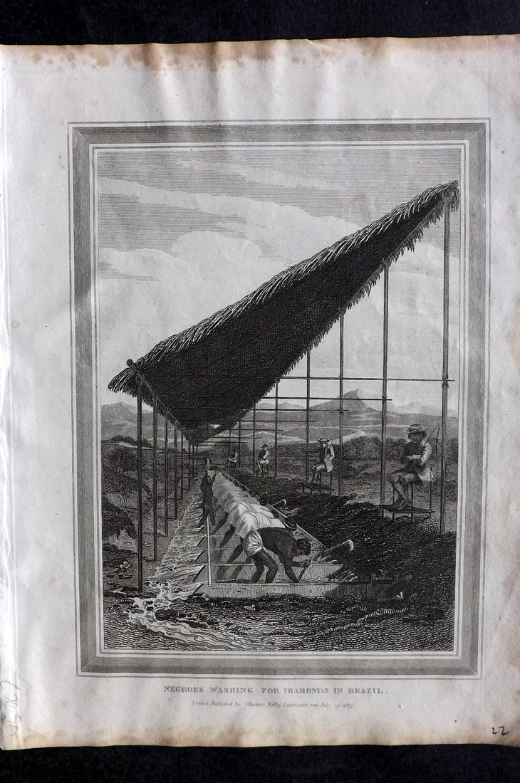 Kelly, Christopher 1816 Print. Diamond Washing Brazil (1 of 2)