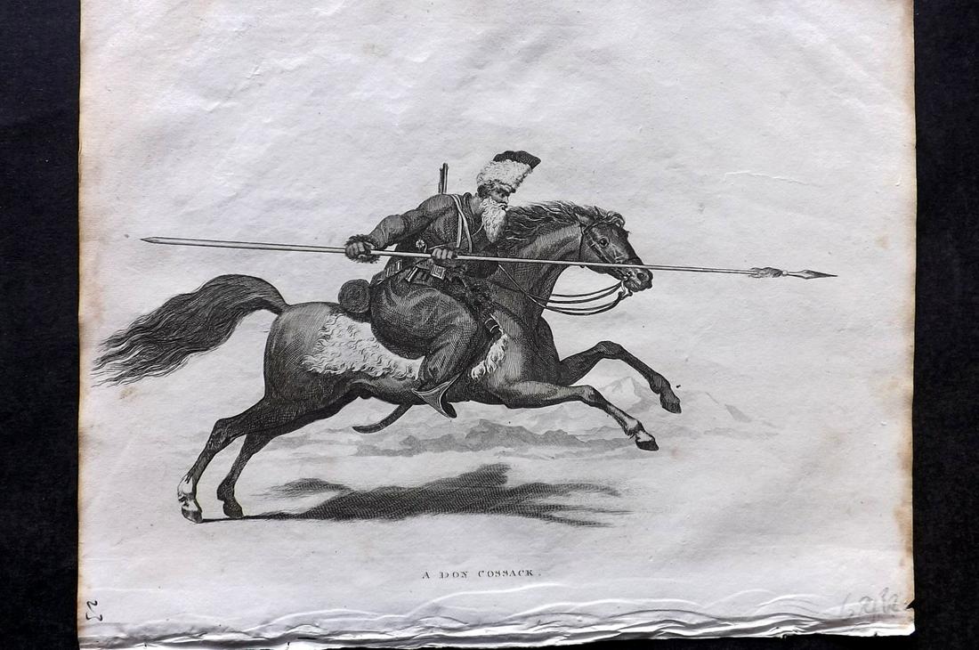Kelly, Christopher 1816 Print. A Don Cossack, Russia (1 of 2)