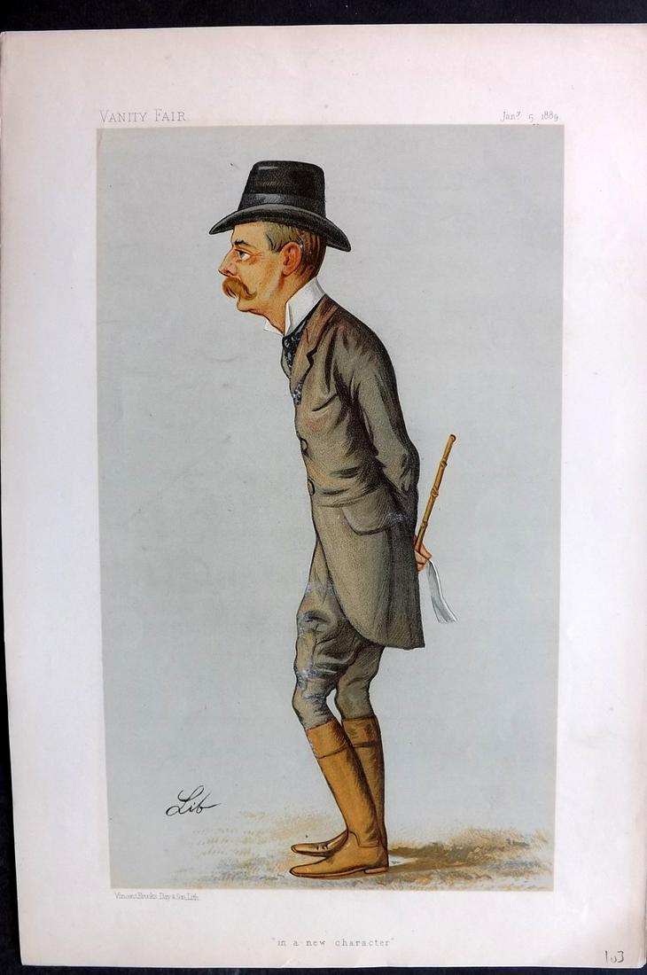 Vanity Fair Print 1889 Randolph Spencer Churchill (1 of 1)