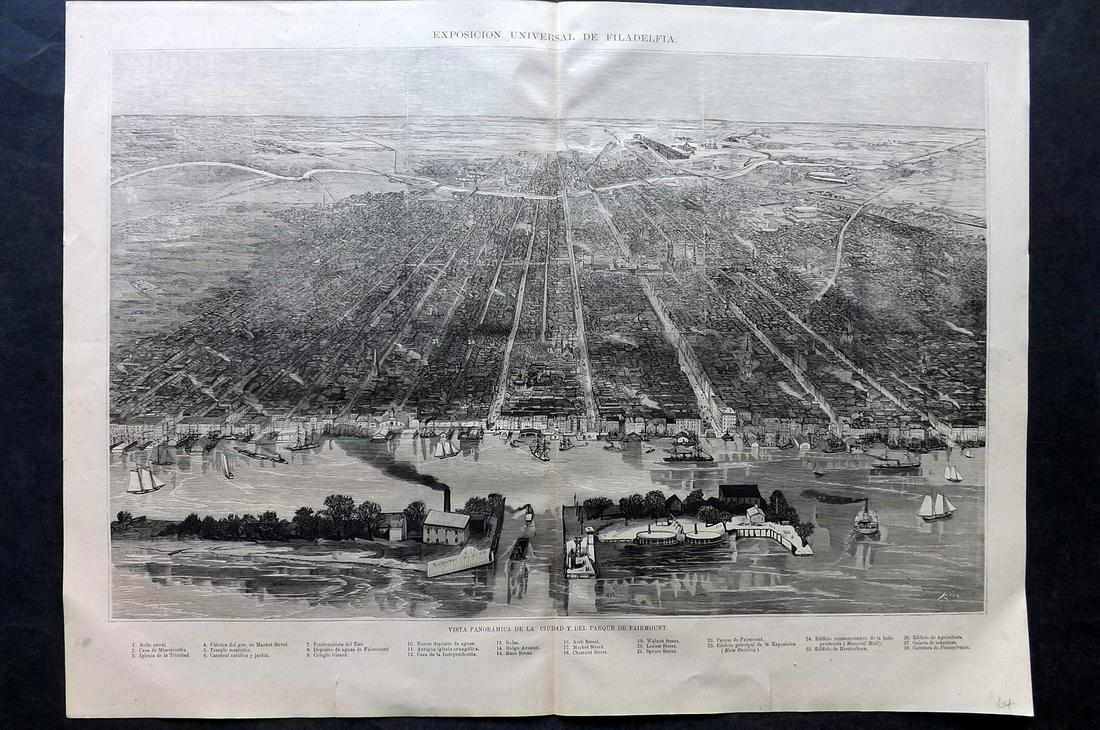 USA 1876 LG Print. Philadelphia Centennial Exposition (1 of 2)