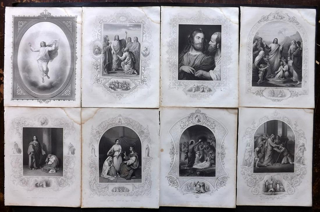 Fleetwood, John C1840 Lot of 8 Religious Prints (1 of 2)