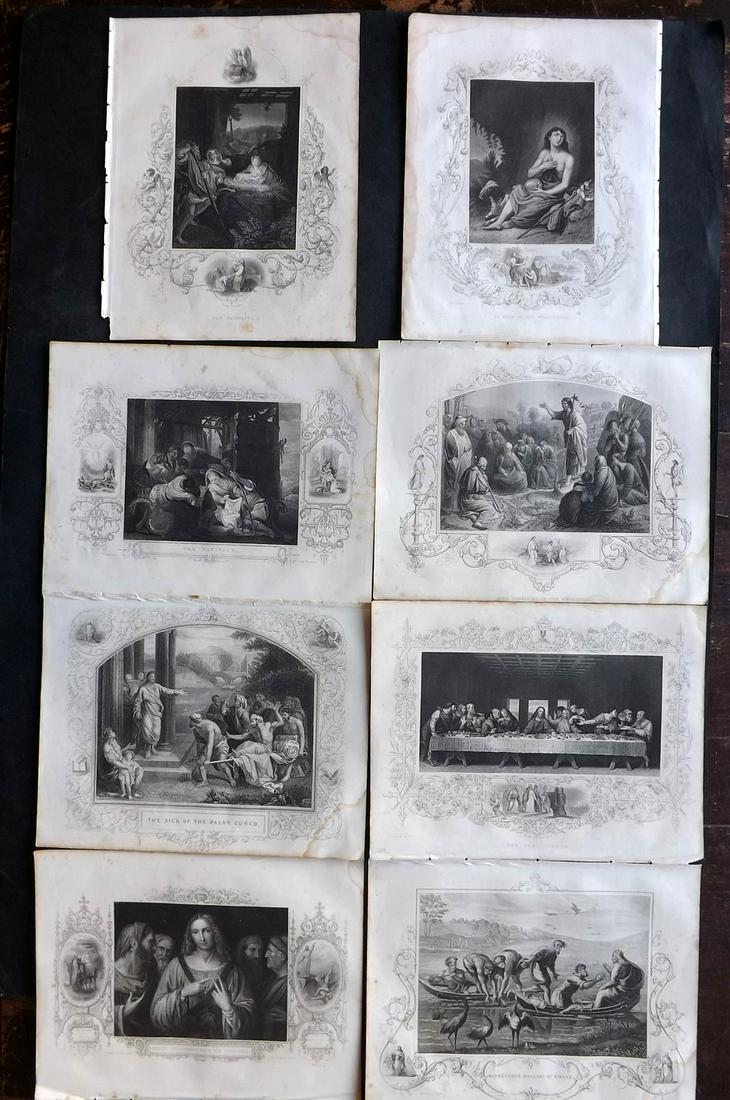 Fleetwood, John C1840 Lot of 8 Religious Prints (1 of 2)