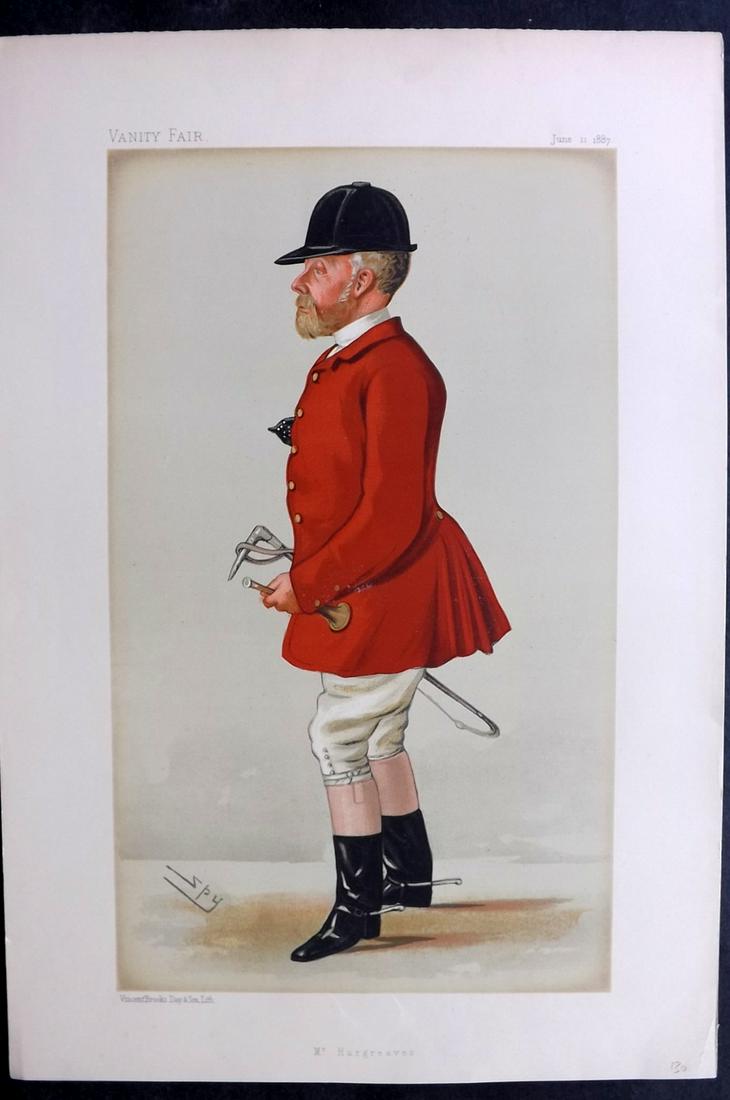 Vanity Fair Print 1887 John Hargreaves, Foxhunter (1 of 1)