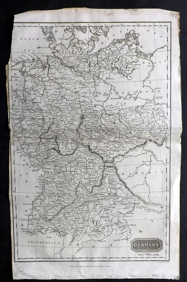 Kelly, Christopher 1816 Map. Germany (1 of 2)