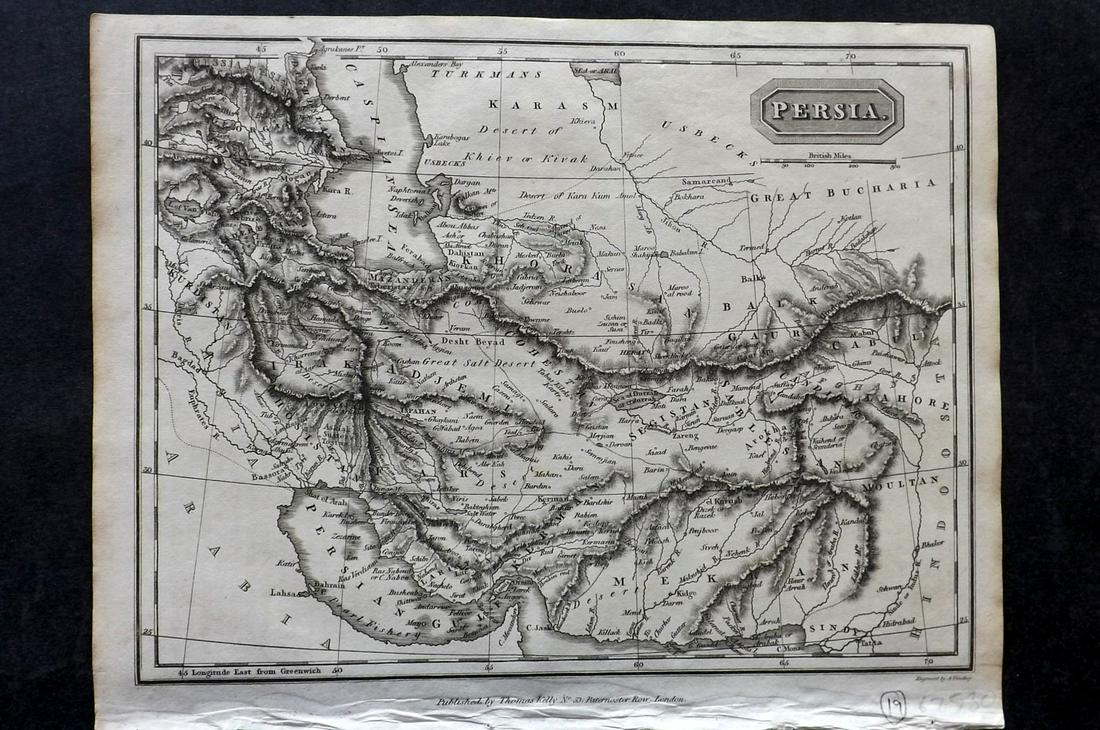 Kelly, Christopher 1816 Map. Persia (1 of 2)