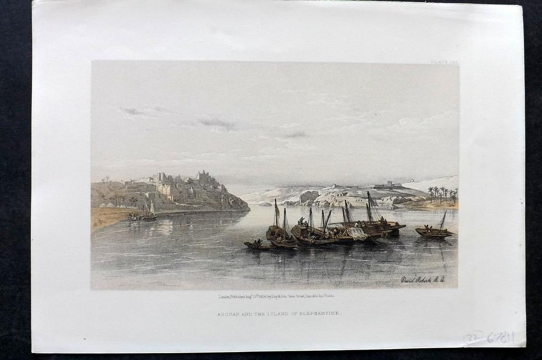 Roberts, David 1856 Print. Island of Elephantine 196 (1 of 2)
