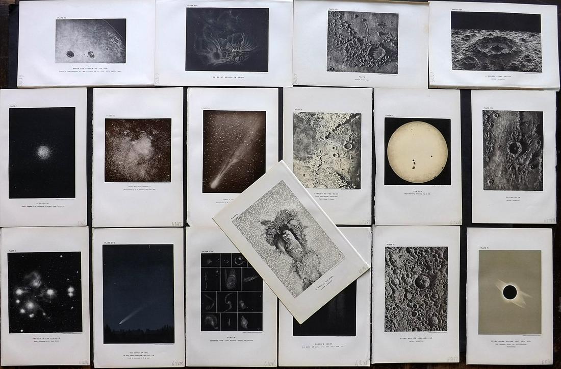 Ball, Robert 1910 Lot fo 17 Astronomy Prints. Celestial (1 of 6)
