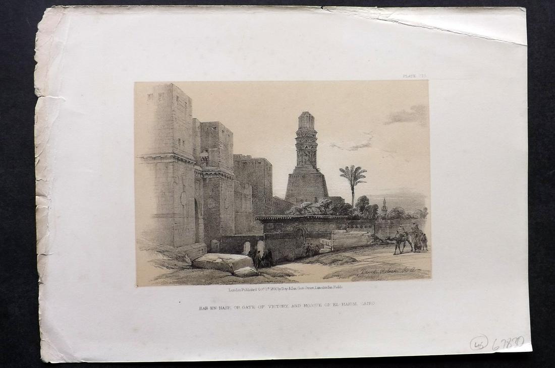 Roberts, David 1856 Print. Gate of Victory 215 (1 of 2)