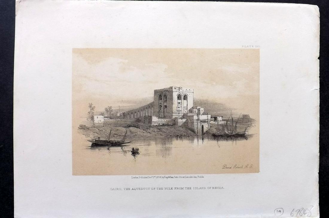 Roberts, David 1856 Aqueduct of the Nile, Rhoda 235 (1 of 2)