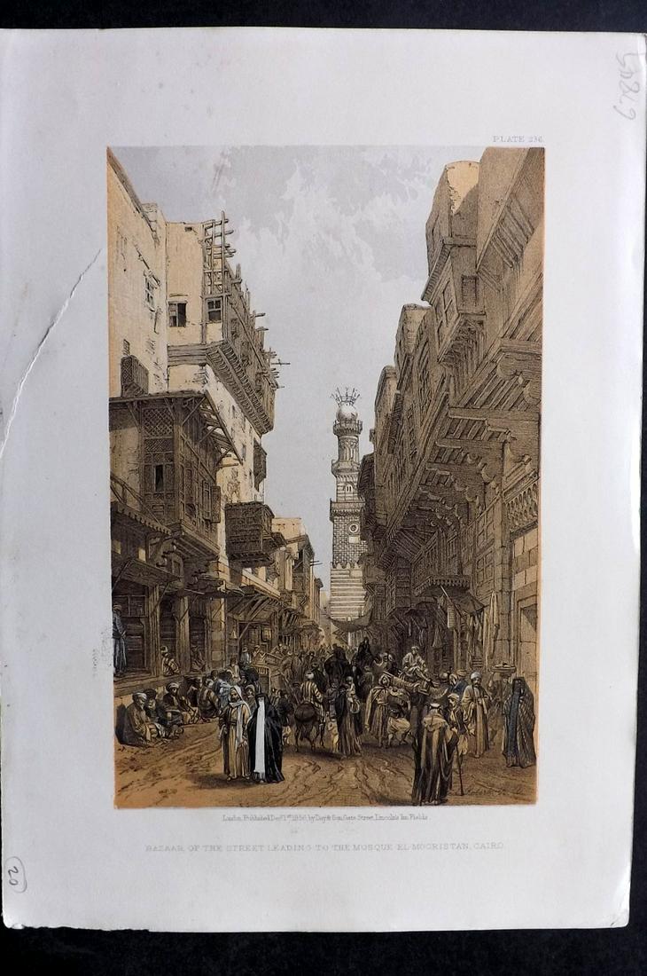 Roberts, David 1856 Bazaar nr Mosque El-Mooristan 236 (1 of 2)