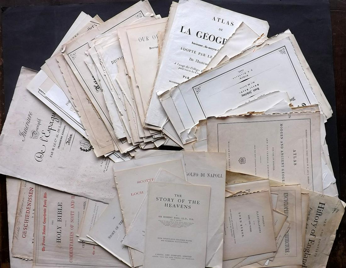 Title Pages 18th-20th Cent. Lot of 150 (1 of 6)