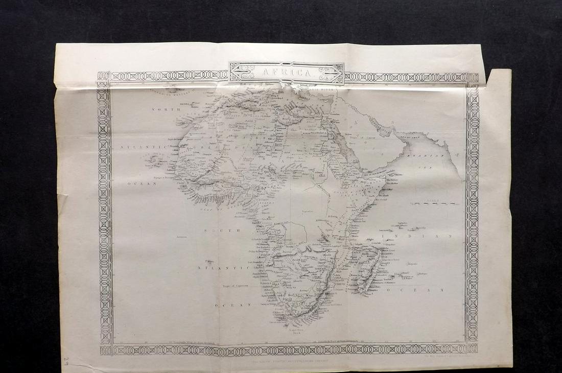 Rapkin, John 1860 Antique Map. Africa Continent (1 of 2)