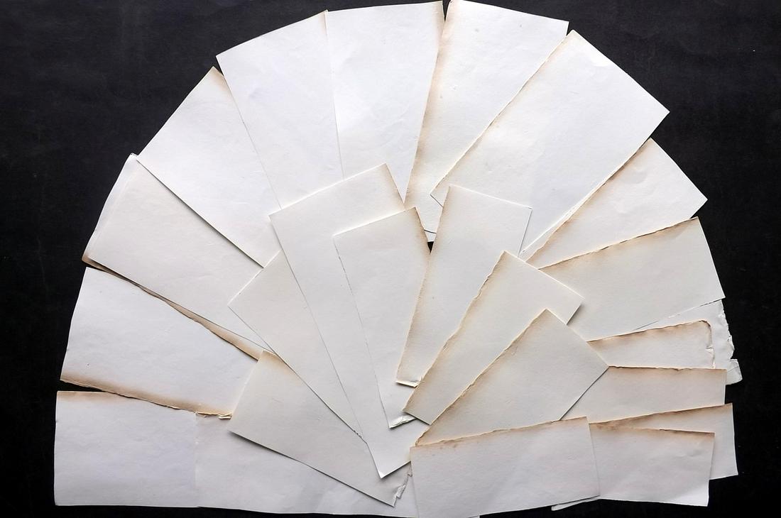 Old Paper, Bookbinding 1810 Lot of 27 Wove Sheets (1 of 2)