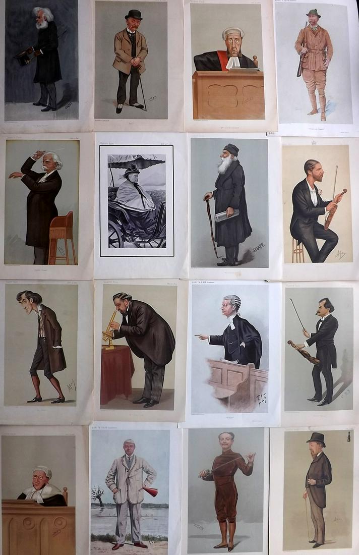 Vanity Fair Prints 19th Cent. Good Mixed Lot of 16 (1 of 9)