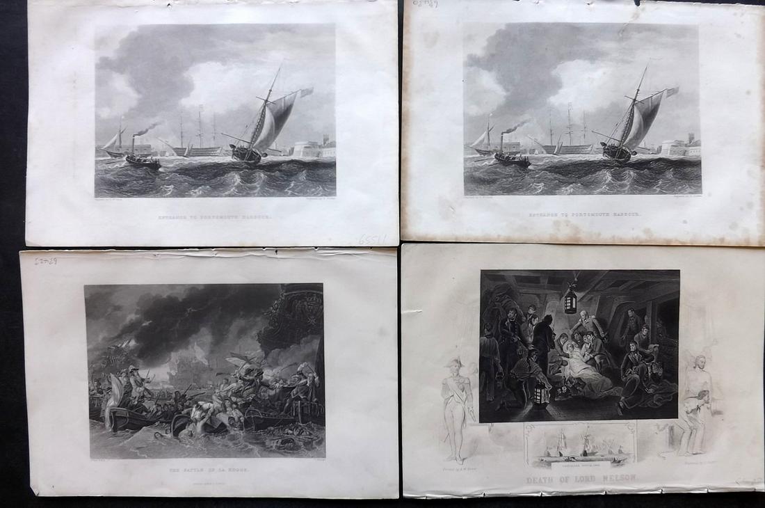 Naval, Ships 19th Cent. Mixed Lot of 4 (1 of 2)