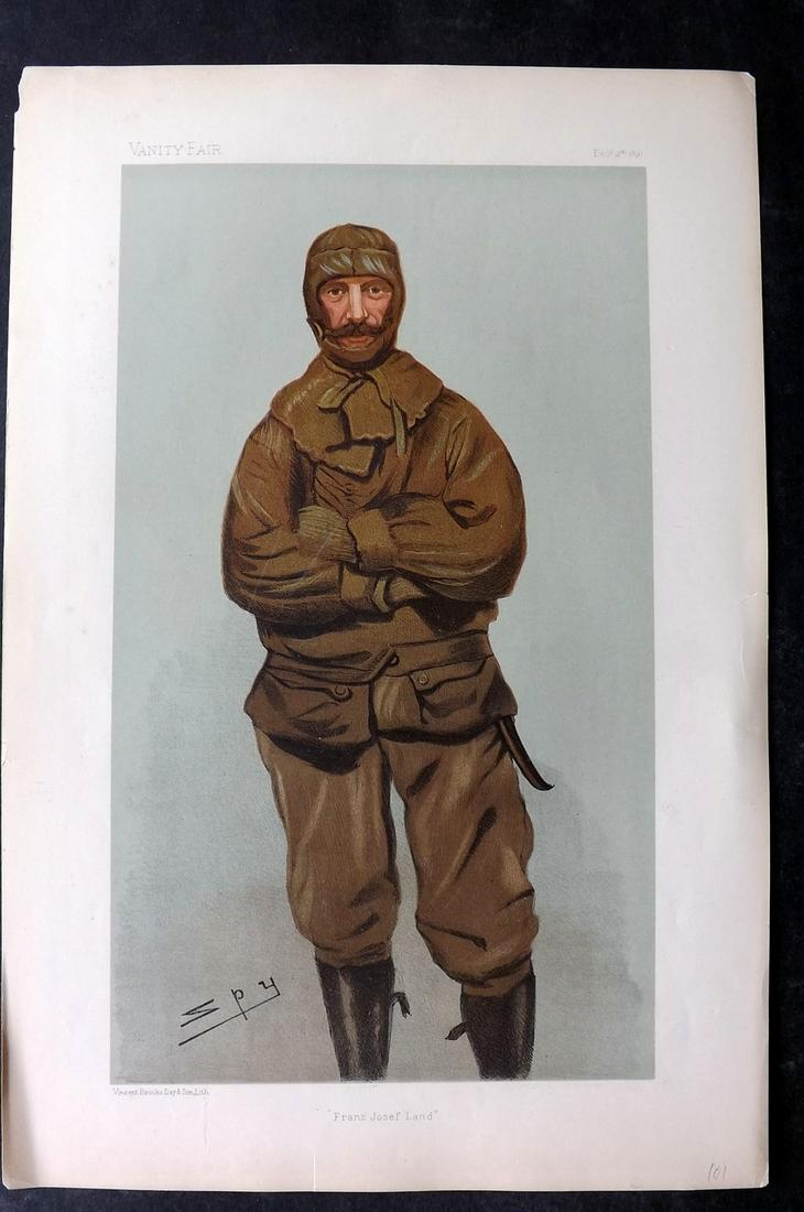 Vanity Fair Print 1897 Frederick Jackson, Explorer (1 of 1)