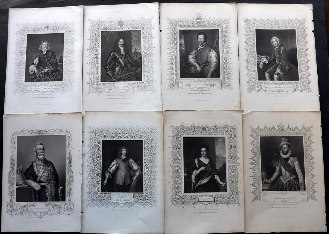 Martin, R. Montgomery 1855 Lot of 8 Steel Engraved Portraits: Steel Engravings Published 1854-55, London for "The British Colonies; Their History, Extent, Condition and Resources" by Robert Montgomery Martin. Paper Size: 11 x 7.5 inch (28 x 19cm) Good Condition