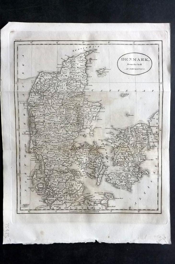 Guthrie, William 1812 Map. Denmark (1 of 2)