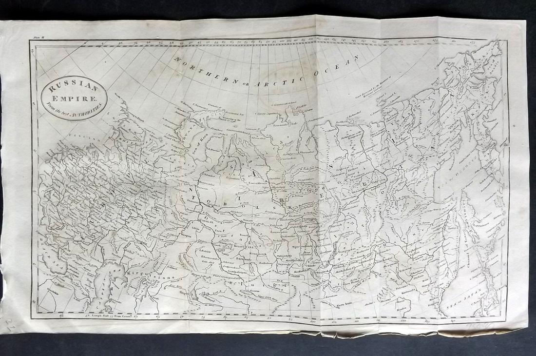 Guthrie, William 1812 Map. Russian Empire (1 of 2)