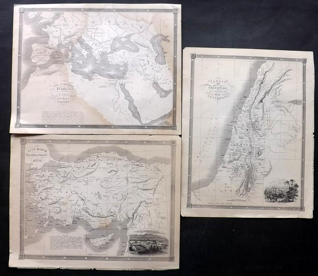Brown, John C1870 Lot of 3 Holy Land Maps (1 of 2)