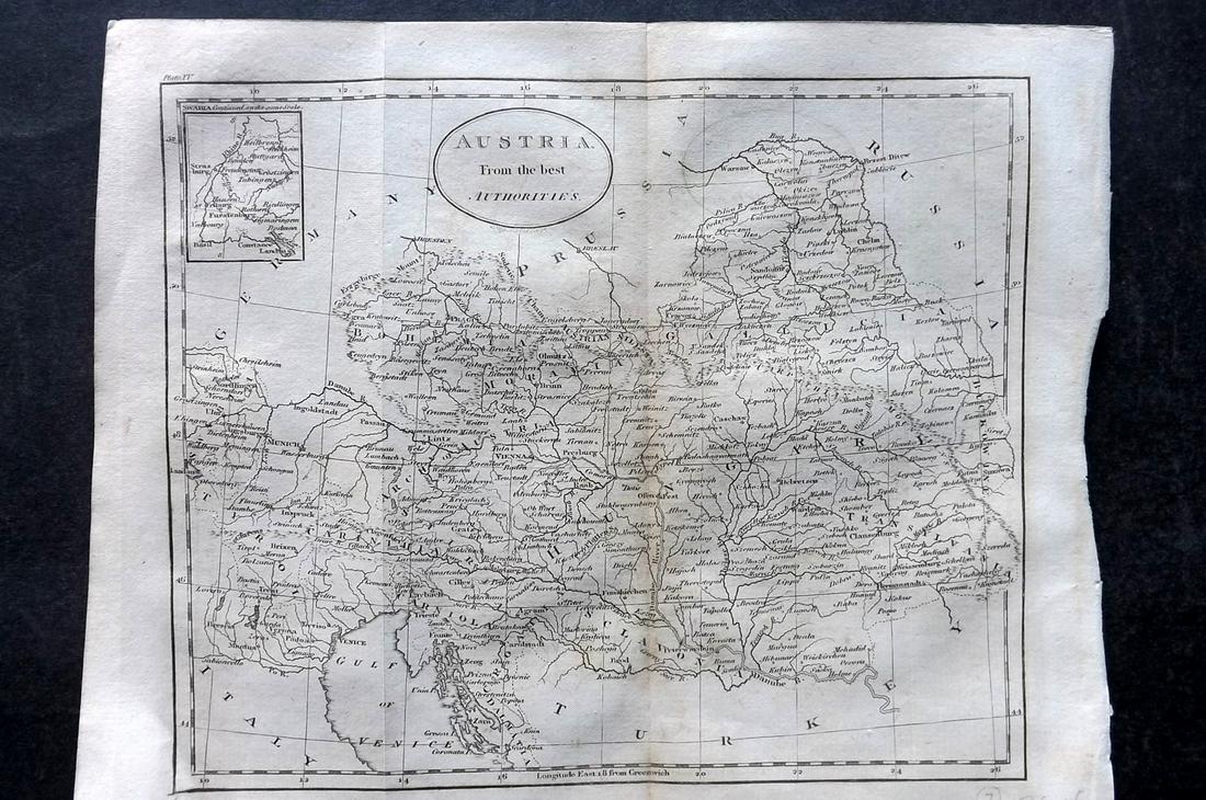 Guthrie, William 1812 Map. Austria (1 of 2)
