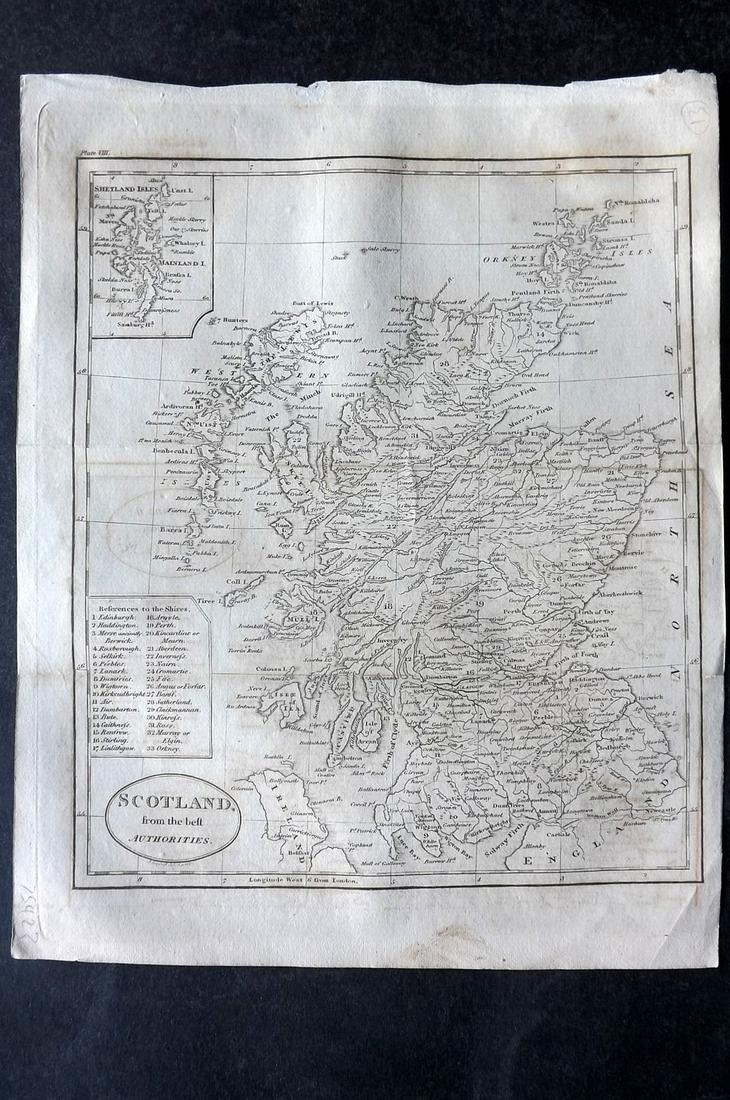 Guthrie, William 1812 Map. Scotland (1 of 2)