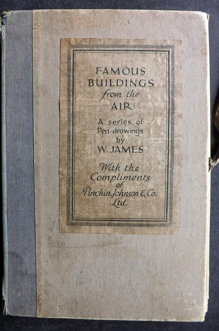 James, W. Set of 12 Prints in Folder - Famous Buildings from the Air (UK) (1 of 6)