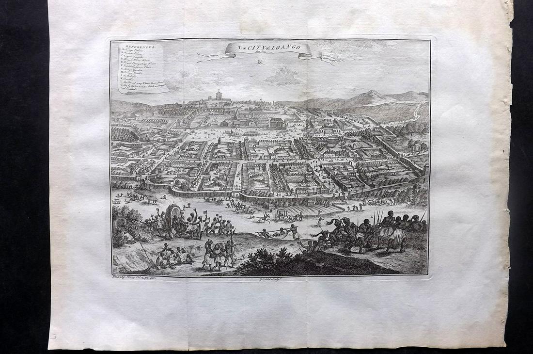 Salmon, Thomas 1753 LG Folio Print of Loango, Congo, Africa (1 of 2)