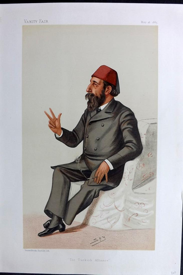 Vanity Fair Print 1885 Hassan Fehmy Pasha (1 of 1)