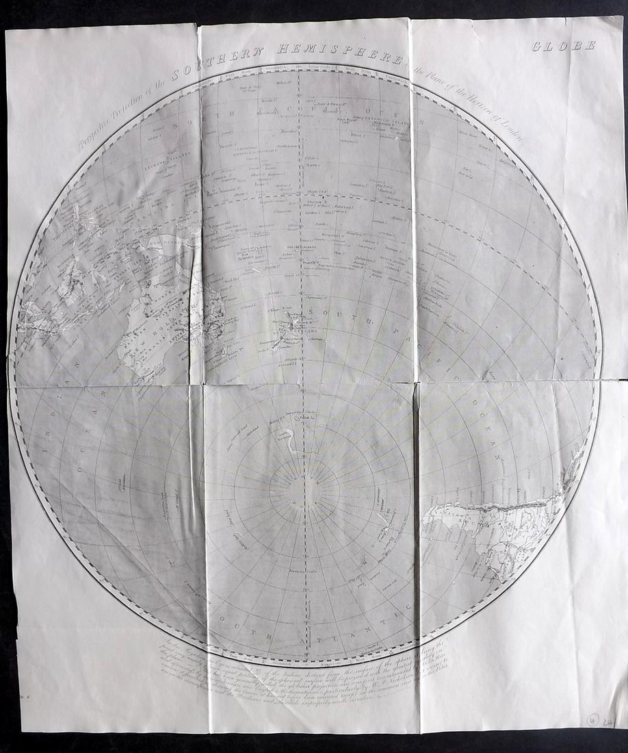 Encylo. Metropolitana C1840 LG Map. Southern Hemisphere (1 of 2)