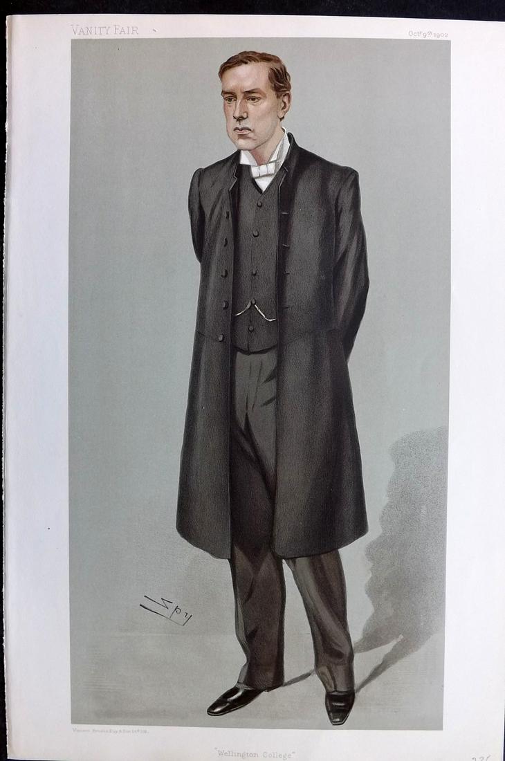 Vanity Fair Print 1902 Master of Wellington College (1 of 1)