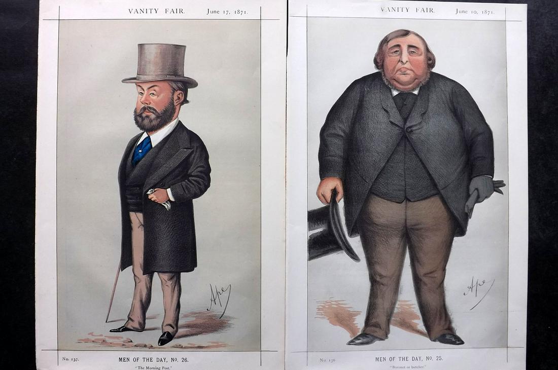 Vanity Fair Print 1871 Pair of Antique Prints (1 of 1)