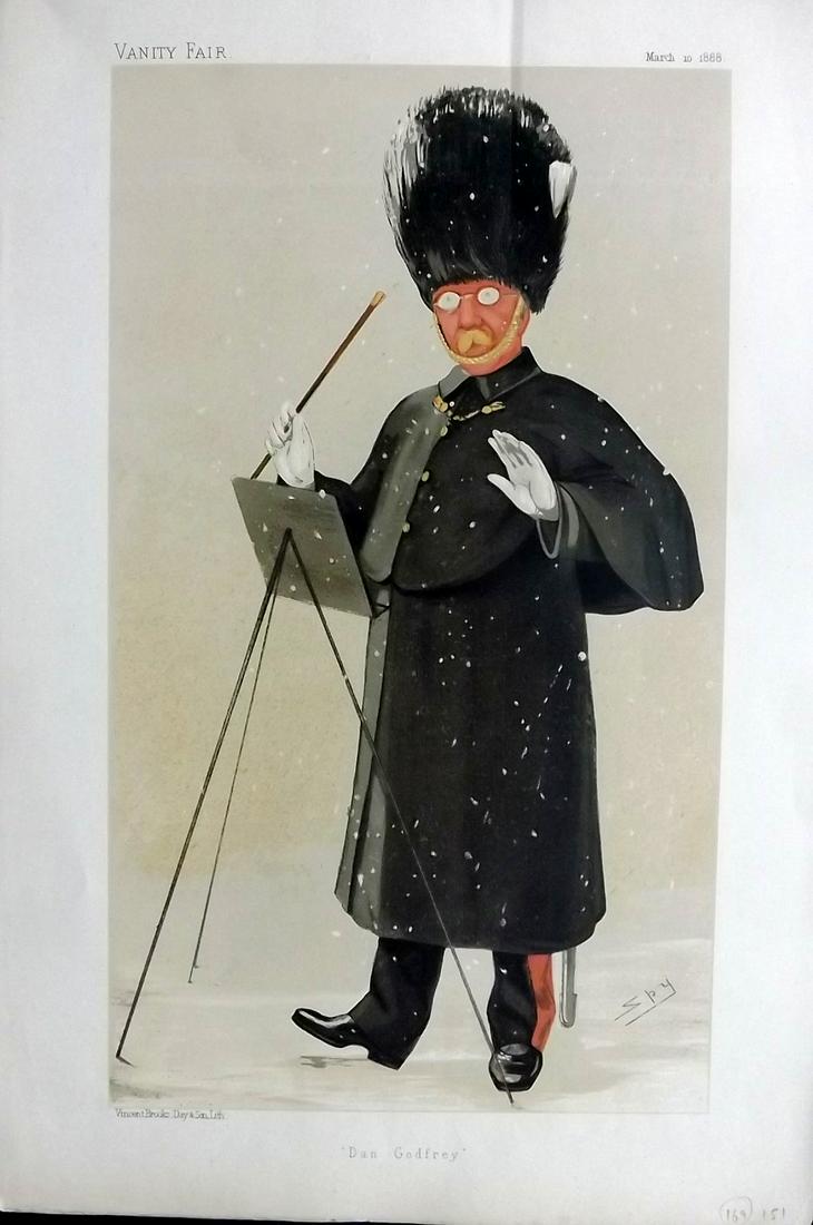 Vanity Fair Print 1888 Daniel Godfrey, Music (1 of 1)