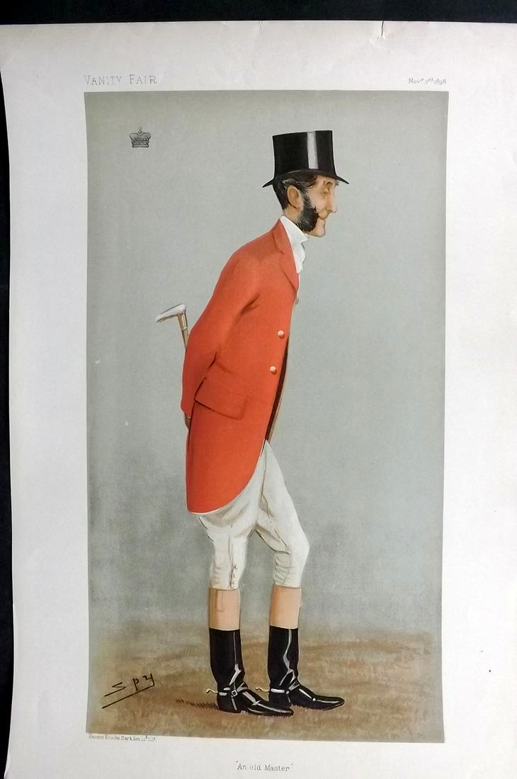 Vanity Fair Print 1898 Viscount Portman, Foxhunter (1 of 1)