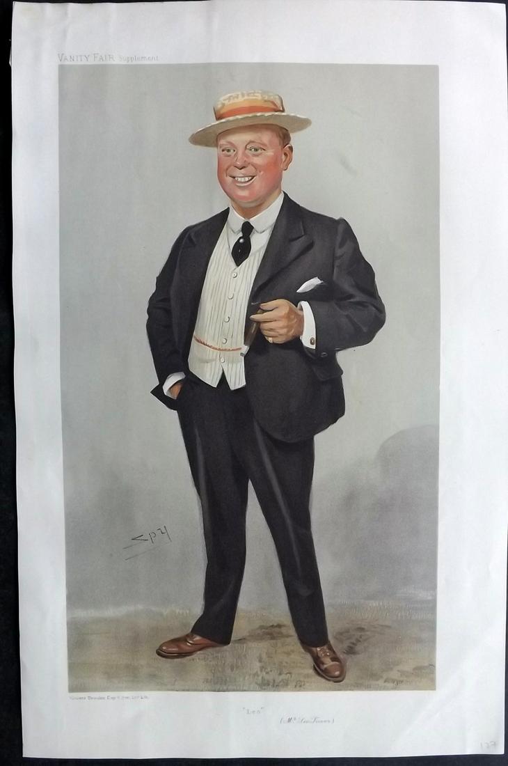 Vanity Fair Print 1905 Leo Trevor, Spy Cartoon (1 of 1)