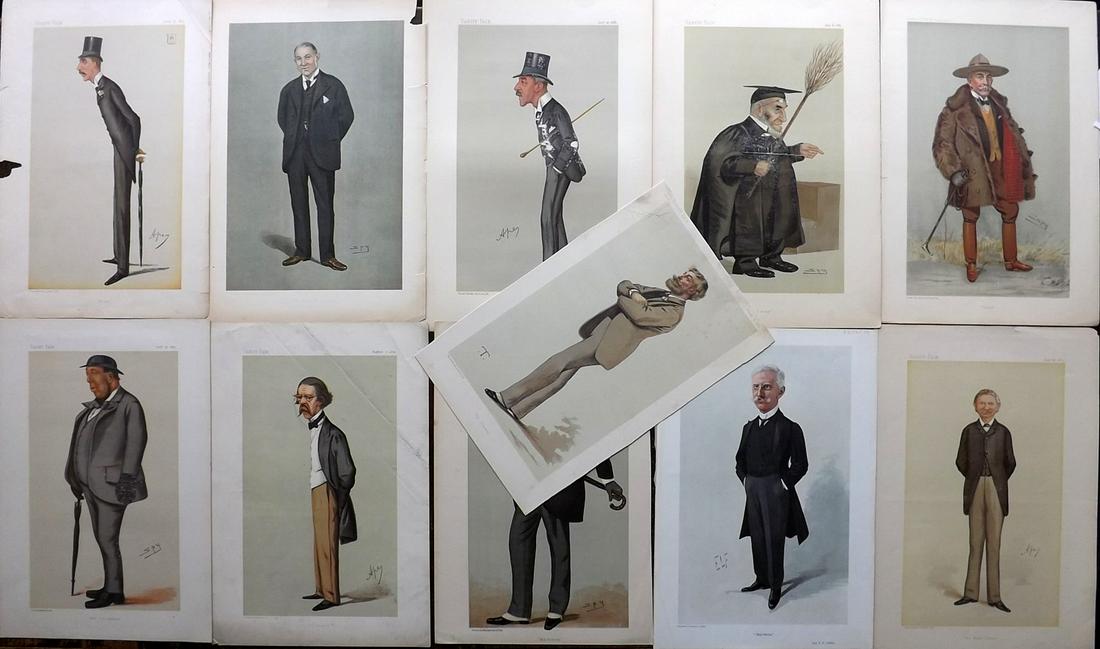Vanity Fair Prints 19th Cent. Mixed Lot of 11 (1 of 5)