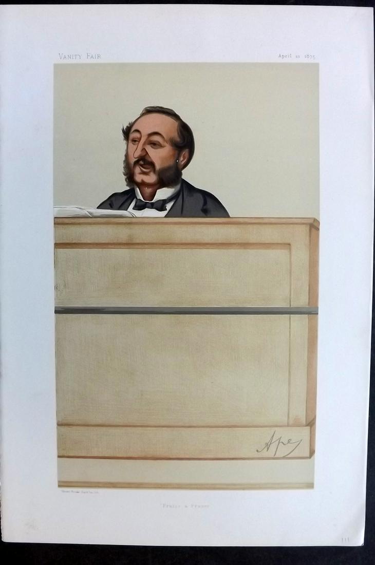 Vanity Fair Print 1875 Ira D. Sankey, Clergy (1 of 1)