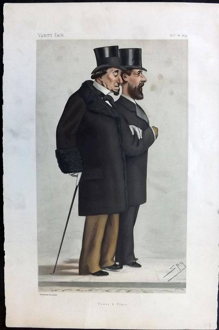 Vanity Fair Print 1879 Benjamin Disraeli & Montagu Corry (1 of 1)