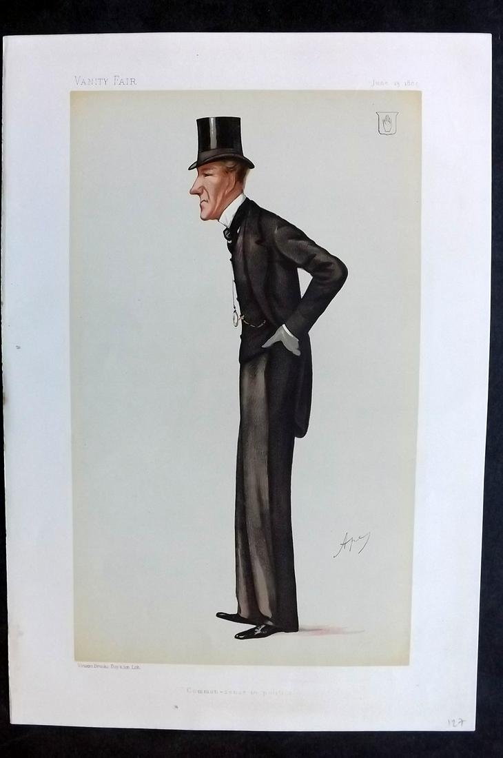 Vanity Fair Print 1885 Edward Robert Sullivan (1 of 1)