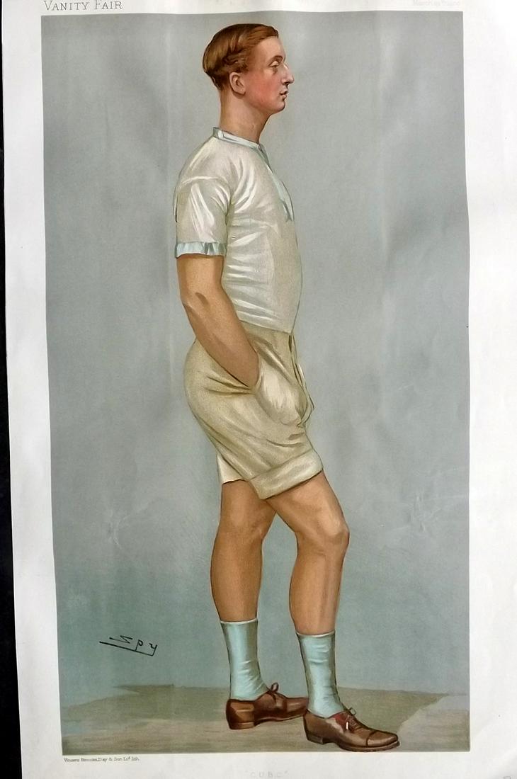 Vanity Fair Print 1900 William Dudley Ward, Rowing (1 of 1)