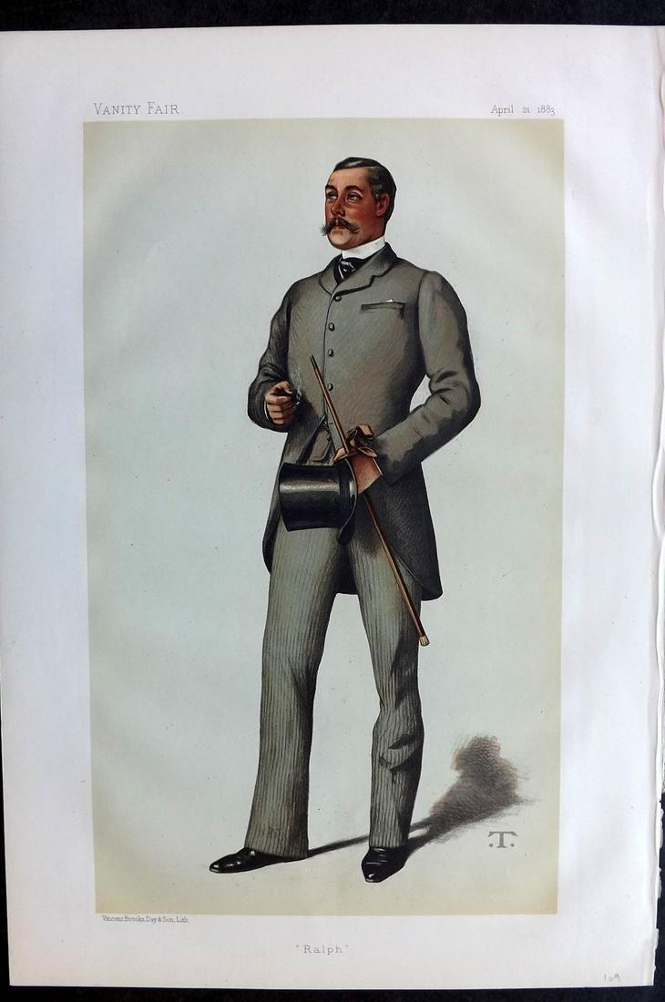 Vanity Fair Print 1883 Ralph Vivian (1 of 1)