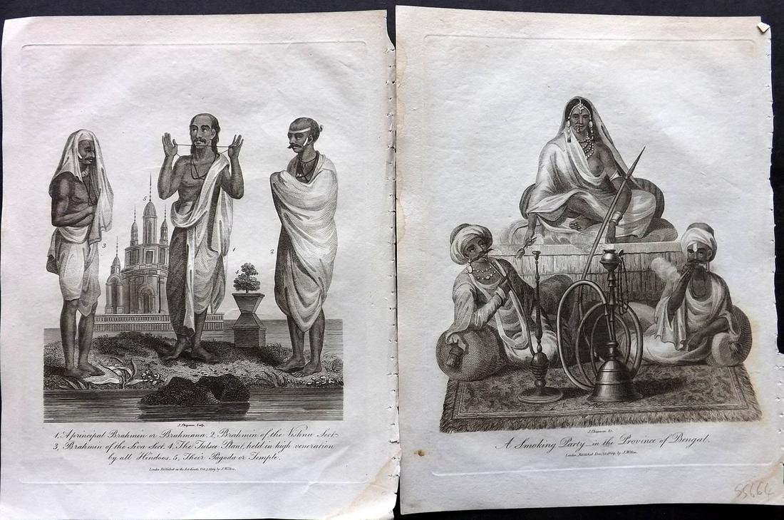 Wilkes, John 1809 Pair of Prints. India Natives (1 of 2)