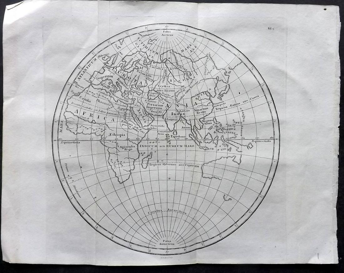 Cellarius & Patrick 1816 Map. Hemisphere, Old World (1 of 2)