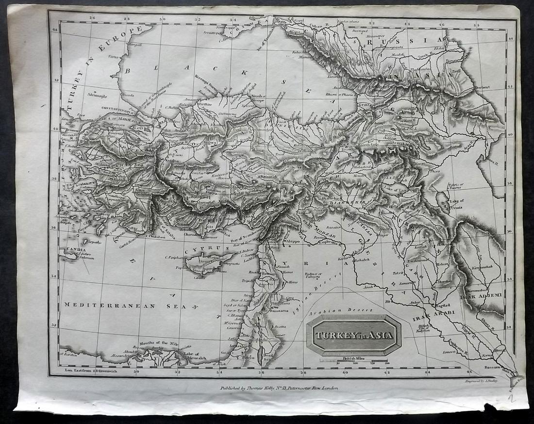 Findlay, Alex C1835 Antique Map. Turkey in Asia (1 of 2)